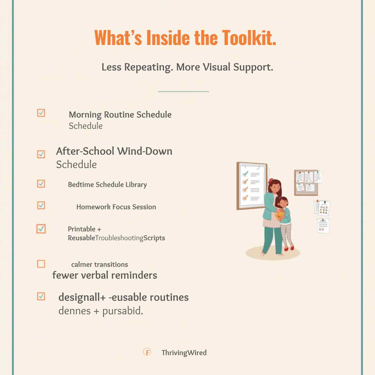 Flexible Routines for Focus & Daily Balance: Visual Schedule Toolkit for Kids - ThrivingWired