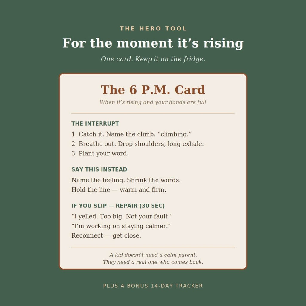 The Last Time You Lose It: A 7 - Day Calm - Parent Reset - ThrivingWired