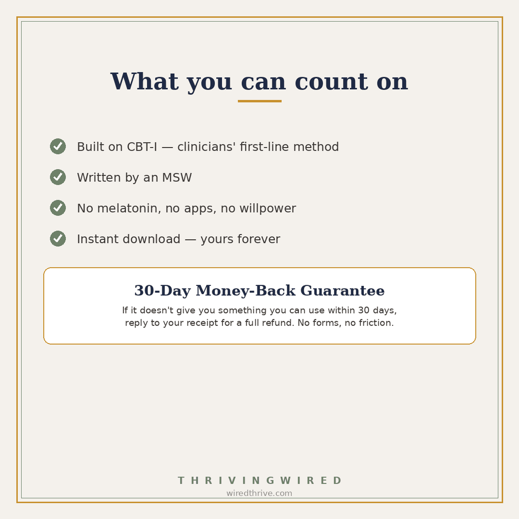 Your Sleep Isn't Broken — The Complete Kit - ThrivingWired