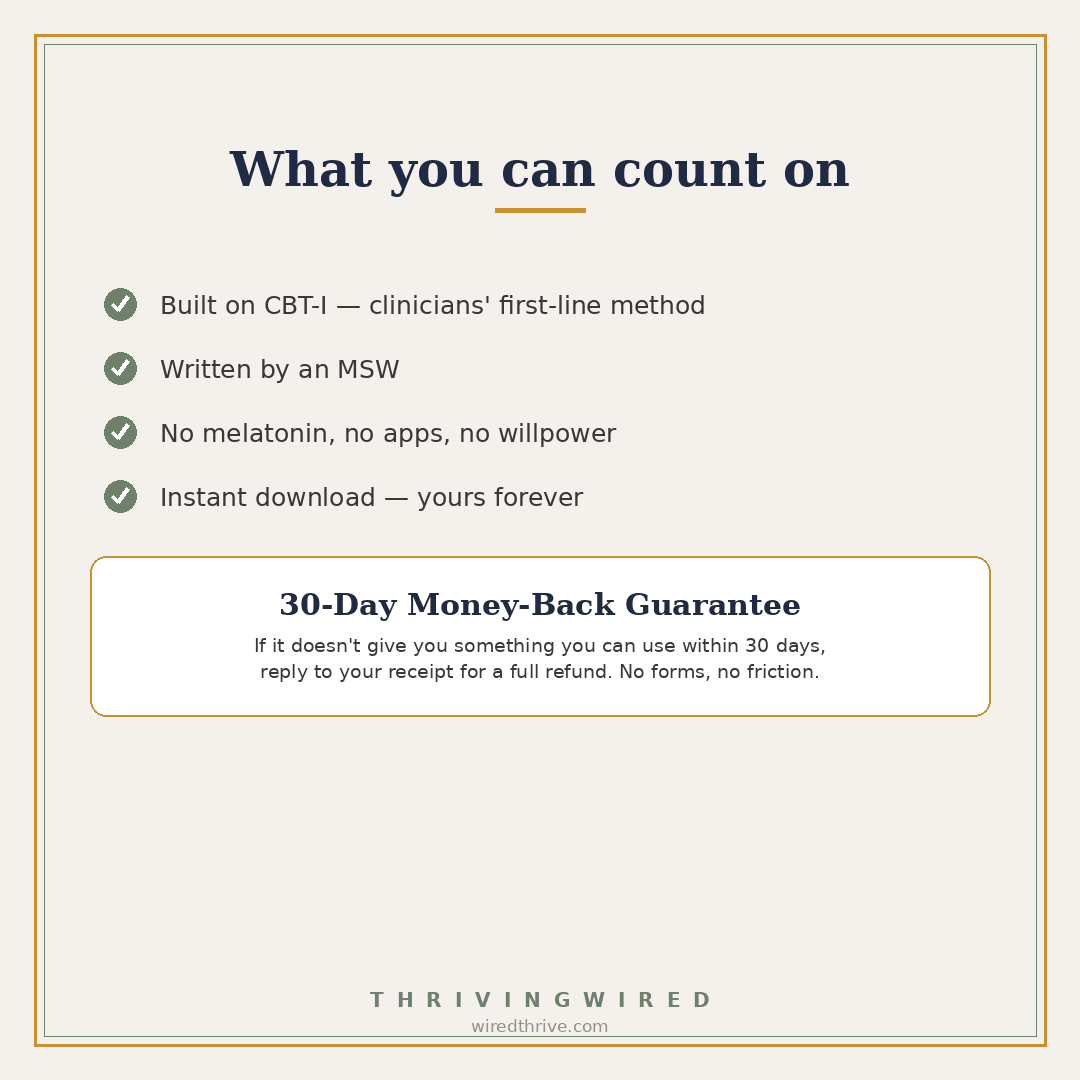 Your Sleep Isn't Broken — The Complete Kit - ThrivingWired